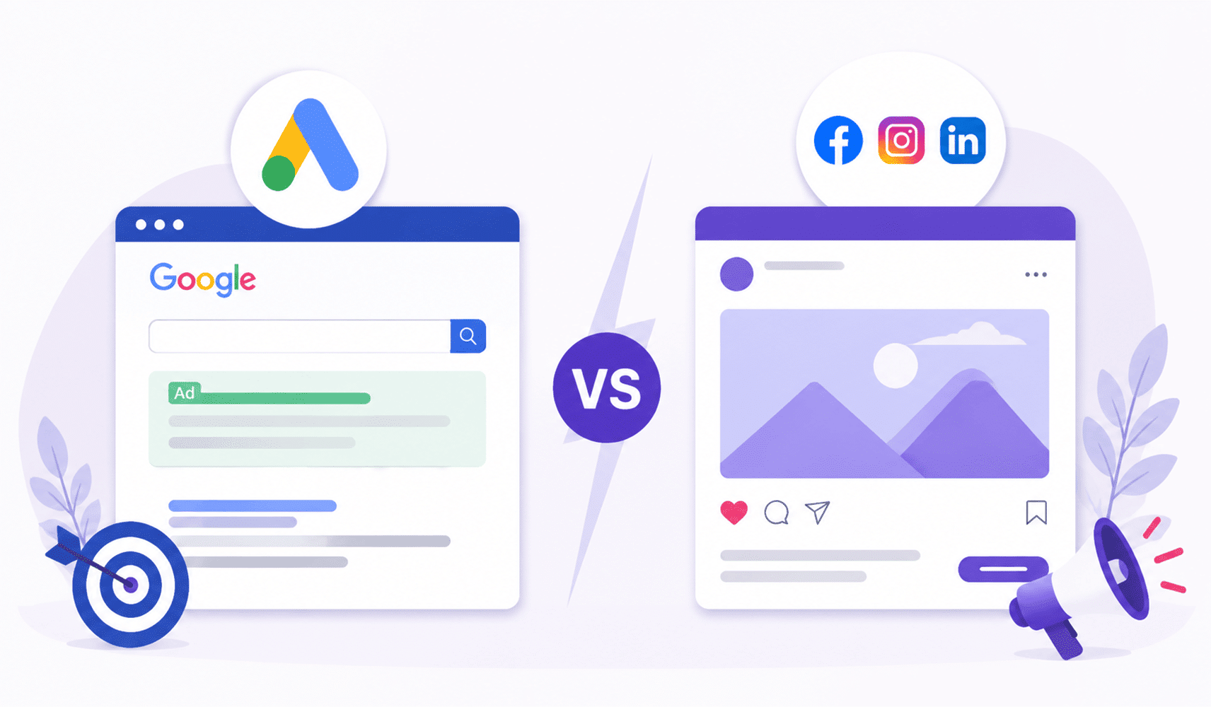 Google Ads vs Social Media Ads: Pros, Cons, and Which Is Right for Your Business