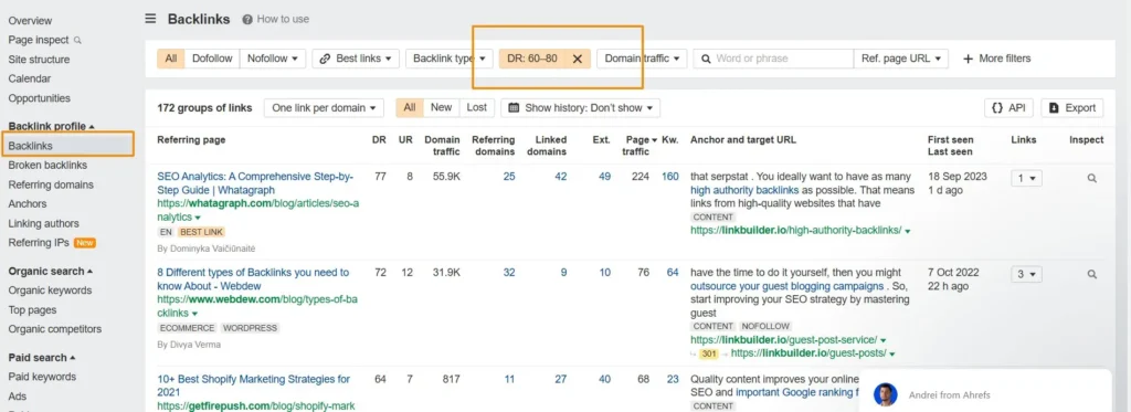Managing backlinks and domain authority for better SEO performance